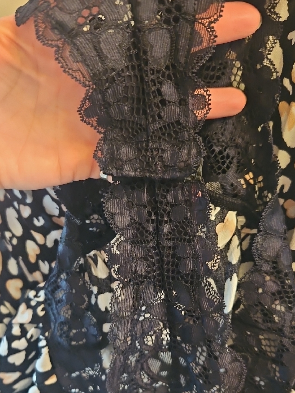 Free People Black Intimately Bare It All Bodysuit, L, Romantic, Dark, Glam - Picture 6 of 13